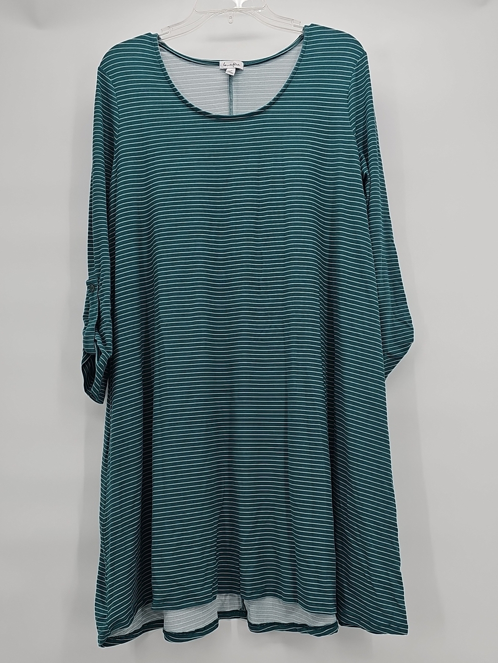 3/4 Sleeve Dress Jade Green Large